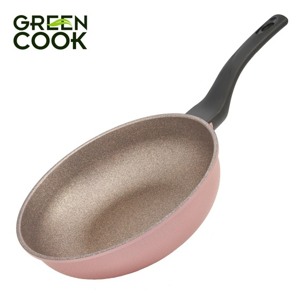 Chảo đúc vân đá đáy từ sâu lòng 26cm Green Cook GCP05-26IH