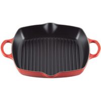 Chảo gang vuông 2 tay cầm LeCreuset Grillpfanne quadratisch tief 30cm