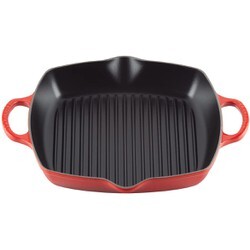 Chảo gang vuông 2 tay cầm LeCreuset Grillpfanne quadratisch tief 30cm