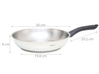 Chảo inox Kitchinox 304 - 26 cm