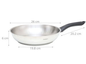 Chảo inox Kitchinox 304 - 26 cm