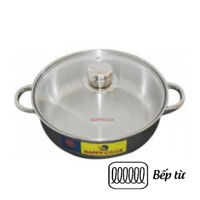 Chảo lẩu inox cao cấp 1 đáy Happy Cook HP-24G - 24cm