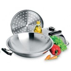 Chảo sâu lòng Zebra Wok 176202 có hấp 42cm