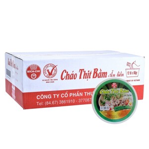 Cháo thịt bằm Bích Chi (12 x 60g)