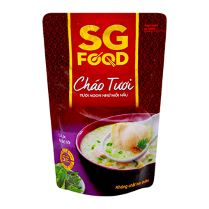 Cháo tươi cá lóc và cải bó xôi SG Food gói 270g (6 tháng)