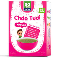 Cháo tươi nhuyễn Sài Gòn Food bò và đậu hà lan 150g (Trên 6 tháng)