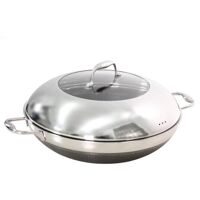 Chảo xào Inox Blackcube Cookcell - 34cm