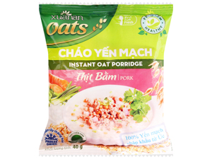 Cháo yến mạch Xuân An thịt bằm gói 40g