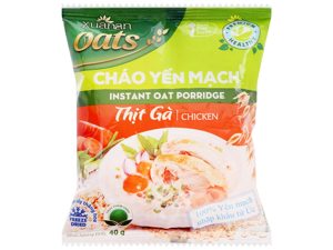 Cháo yến mạch Xuân An thịt gà gói 40g