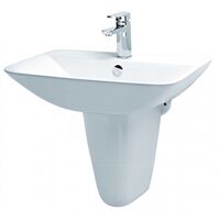 Chậu lavabo Caesar chân treo L2365-P2443