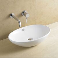 Chậu lavabo đặt bàn oval Sumi QT8051