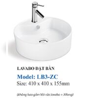 Chậu lavabo đặt bàn Zico LB3-ZC