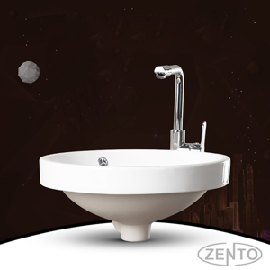 Chậu lavabo dương vành Zento LV6042