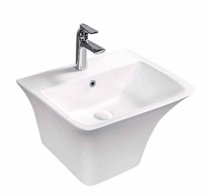 Chậu lavabo liền chân Barazza BZ-812