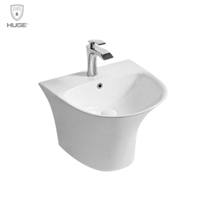 Chậu lavabo liền chân Huge H-LV161N