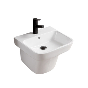 Chậu lavabo liền khối vuông treo tường Navier NV-421