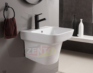 Chậu lavabo treo tường Luxury Zento LV500K