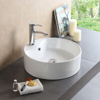 Chậu lavabo tròn đặt bàn Navier NV-401