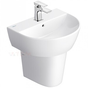 Chậu lavabo Viglacera V37 treo tường