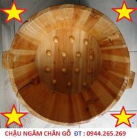 Chậu ngâm chân gỗ DG-8040