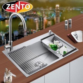 Chậu rửa bát inox 1 hố zento HD6846-201