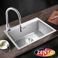 Chậu rửa bát inox 1 hố zento HD6045-201