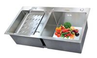 Chậu rửa bát inox 304 2 hố cân Picenza HM8245-616