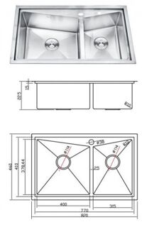 Chậu rửa bát Sobisung SB-8246