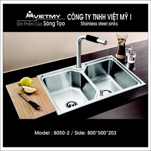 Chậu rửa bát Việt Mỹ 8050-2