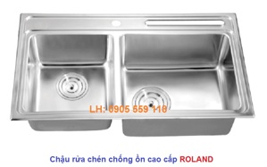 Chậu rửa chén Roland RL8148D Inox Sus 304