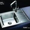 Chậu rửa chén Việt Mỹ inox H.7245C