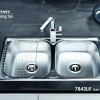 Chậu rửa chén Việt Mỹ inox H.7843A