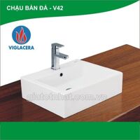 Chậu rửa đặt bàn viglacera V42M