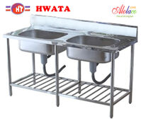 Chậu rửa inox công nghiệp Hwata CN2