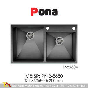 Chậu rửa inox Pona PNI2-8650