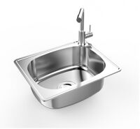 Chậu rửa Inox Sơn Hà H447S có sơn chống ồn