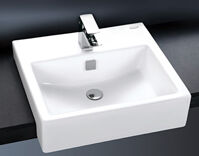 Chậu rửa lavabo bán âm bàn TOTO LW641NCJW/F