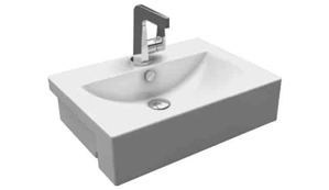 Chậu rửa lavabo Bravat C22108W-1A