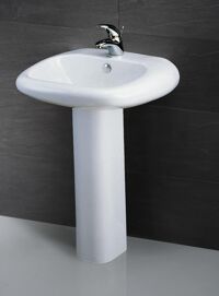 Chậu rửa lavabo Caesar L2560 + P2438