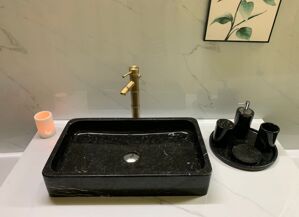 Chậu rửa lavabo chữ nhật Eximstone DCN37