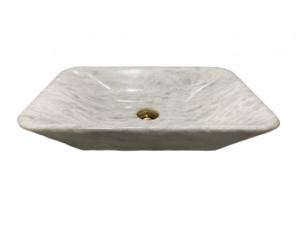 Chậu rửa lavabo chữ nhật màu trắng Eximstone BST57