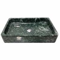 Chậu rửa lavabo chữ nhật mỏng xanh ấn độ Eximstone BST60A