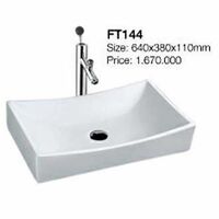 Chậu rửa lavabo đặt bàn Aqualem FT144