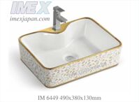 Chậu rửa lavabo đặt bàn Imex IM 6449