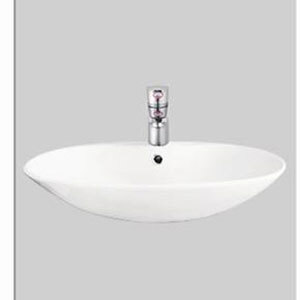 Chậu rửa Lavabo đặt trên bàn đá Viglacera CD8