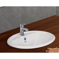 Chậu rửa lavabo dương vành Viglacera CD1