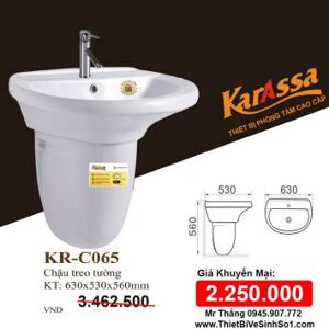 Chậu rửa Lavabo Karassa KR-C065