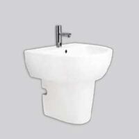 Chậu rửa lavabo treo tường và chân lửng Viglacera CD51