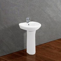 Chậu rửa lavabo treo tường và chân Viglacera TE