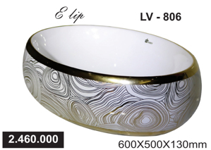 Chậu rửa mặt lavabo Teady LV-806